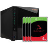 Asustor NAS AS3304T v2 + 4x HDDSEG1020