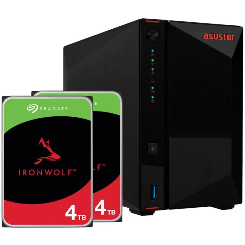 Asustor Nimbustor 2 Gen2 AS5402T + 2x HDDSEG1020