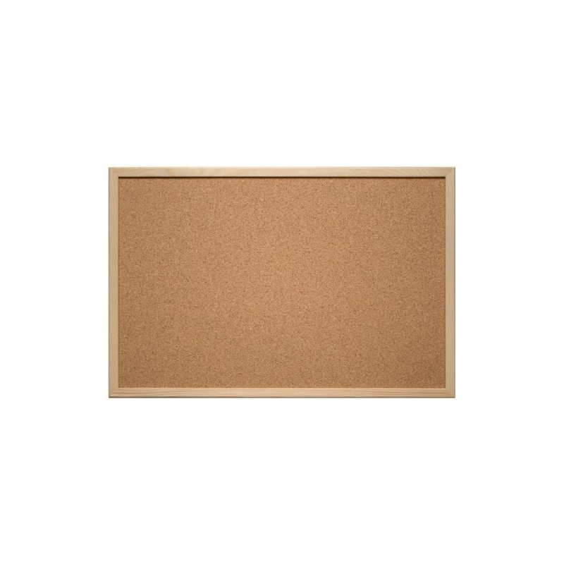 Tablica korkowa Eurosupplies rama drewniana 60x40 cm