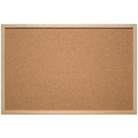 Tablica korkowa Eurosupplies rama drewniana 60x40 cm