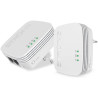 STRONG sada 2 adaptérů Powerline WI-FI 600 DUO MINI/ Powerline 600 Mbit/s/ Wi-Fi 300 Mbit/s/ 2x LAN/ bílý
