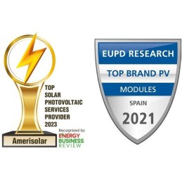 Solarmi solární panel Amerisolar Mono 585 Wp černý 144 článků, N-Type TOPCon