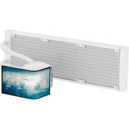 Krux vodní chladič CPU HydroArc 360 / 3x120mm ARGB / customizovaný LCD / bílý
