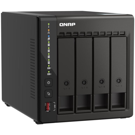 QNAP TS-453E-8G   4x SATA, 8GB RAM, 2x M.2 NVMe slot, 2x HDMI 4K, 2x 2,5GbE, 4x USB
