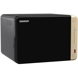 QNAP TS-664-8G   6xSATA, 8GB RAM, 2x M.2 NVMe slot, 1xPCIe, 1xHDMI 4K, 2x2,5GbE, 4xUSB