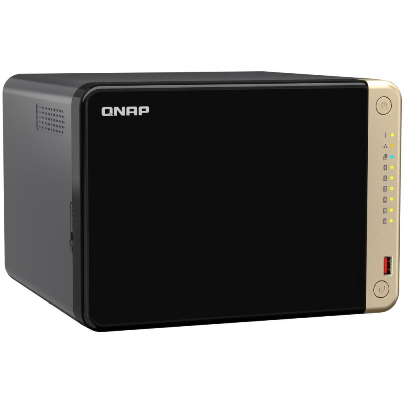 QNAP TS-664-8G   6xSATA, 8GB RAM, 2x M.2 NVMe slot, 1xPCIe, 1xHDMI 4K, 2x2,5GbE, 4xUSB