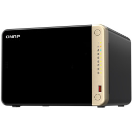 QNAP TS-664-8G   6xSATA, 8GB RAM, 2x M.2 NVMe slot, 1xPCIe, 1xHDMI 4K, 2x2,5GbE, 4xUSB
