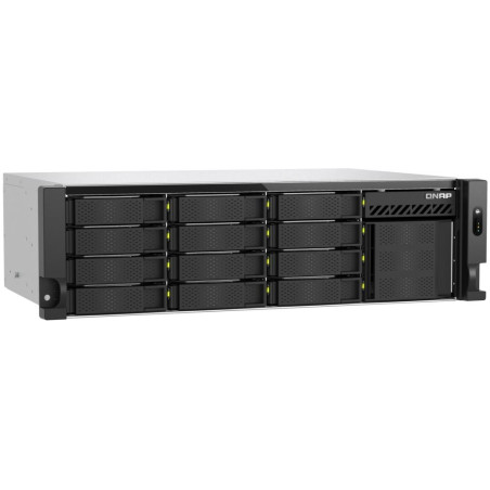 QNAP TS-h1655XeU-RP-8G   12x SATA + 4x E1.S/M.2, 8GB RAM, 2x PCIe, 2x 2,5GbE, 1x 10GbE
