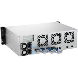 QNAP TS-h1655XeU-RP-8G   12x SATA + 4x E1.S/M.2, 8GB RAM, 2x PCIe, 2x 2,5GbE, 1x 10GbE