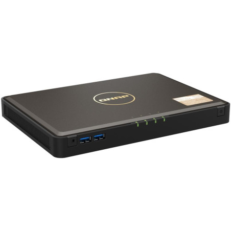 QNAP TBS-464-8G   4x M.2 NVMe slot, 8GB RAM DDR4, 2x 2,5GbE, 5x USB, 2x HDMI 2.0 4K