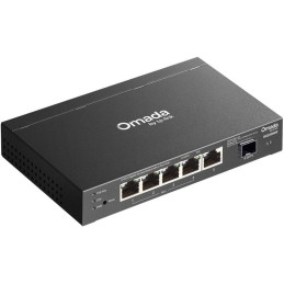 TP-Link SG2206MP 6-Port Gigabit Switch, 4x Gigabit PoE, 1x LAN, 1x SFP, 63W budget