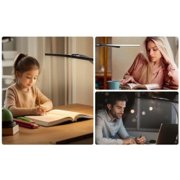 IMMAX LED Iineární lampička na monitor OFFICE/ 950lm/ CCT/ stmívatelná/ externí ovládací tlačítko/ černo-šedá