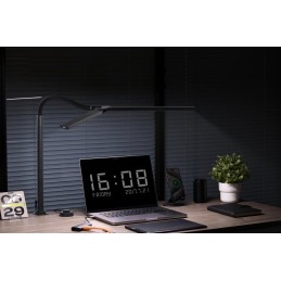 IMMAX LED Iineární lampička na monitor OFFICE/ 950lm/ CCT/ stmívatelná/ externí ovládací tlačítko/ černo-šedá
