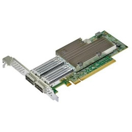 DELL Broadcom 57508/ 2-portová 100Gb QSFP RJ45 PCIe síťová karta/ Full Height/ plná výška/ full profile