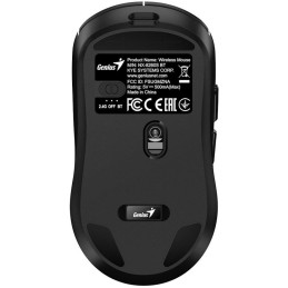 GENIUS NX-8260S BT Black/ 2400 dpi/ bezdrátová/ duální BT+2,4GHz/ tichá/ rychlé nabíjení/ ultralehká/ Copilot/ černá