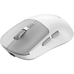 GENIUS NX-8260S BT White/ 2400 dpi/ bezdrátová/ duální BT+2,4GHz/ tichá/ rychlé nabíjení/ ultralehká/ Copilot/ bílošedá