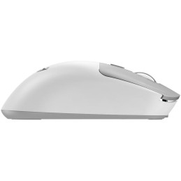 GENIUS NX-8260S BT White/ 2400 dpi/ bezdrátová/ duální BT+2,4GHz/ tichá/ rychlé nabíjení/ ultralehká/ Copilot/ bílošedá