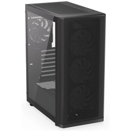 Endorfy skříň Ventum 400 ARGB / ATX / 4x120mm ARGB fan / 2xUSB 3.0 / USB-C / mesh panel / tvrzené sklo / černá