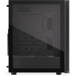 Endorfy skříň Ventum 400 ARGB / ATX / 4x120mm ARGB fan / 2xUSB 3.0 / USB-C / mesh panel / tvrzené sklo / černá