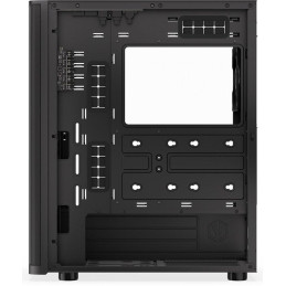 Endorfy skříň Ventum 400 ARGB / ATX / 4x120mm ARGB fan / 2xUSB 3.0 / USB-C / mesh panel / tvrzené sklo / černá