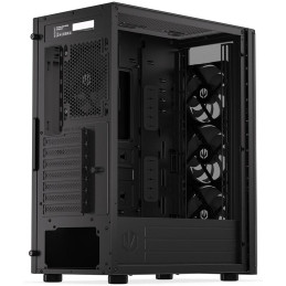 Endorfy skříň Ventum 400 ARGB / ATX / 4x120mm ARGB fan / 2xUSB 3.0 / USB-C / mesh panel / tvrzené sklo / černá