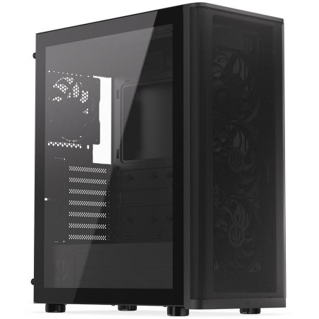 Endorfy skříň Ventum 400 Air / ATX / 4x120mm fan / 2xUSB 3.0 / USB-C / mesh panel / tvrzené sklo / černá