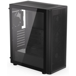 Endorfy skříň Ventum 400 Air / ATX / 4x120mm fan / 2xUSB 3.0 / USB-C / mesh panel / tvrzené sklo / černá