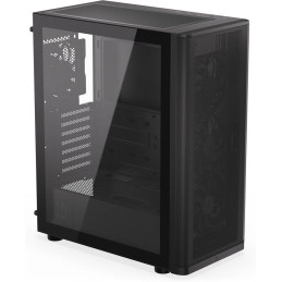 Endorfy skříň Ventum 400 Air / ATX / 4x120mm fan / 2xUSB 3.0 / USB-C / mesh panel / tvrzené sklo / černá