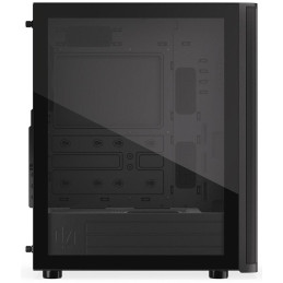 Endorfy skříň Ventum 400 Air / ATX / 4x120mm fan / 2xUSB 3.0 / USB-C / mesh panel / tvrzené sklo / černá