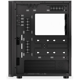 Endorfy skříň Ventum 400 Air / ATX / 4x120mm fan / 2xUSB 3.0 / USB-C / mesh panel / tvrzené sklo / černá