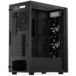 Endorfy skříň Ventum 400 Air / ATX / 4x120mm fan / 2xUSB 3.0 / USB-C / mesh panel / tvrzené sklo / černá