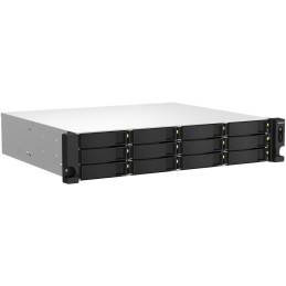 QNAP TS-1264U-RP-8G   12x SATA, 8GB RAM, 2x 2,5GbE, 1x PCIe, 1x HDMI, 4x USB, 2x zdroj