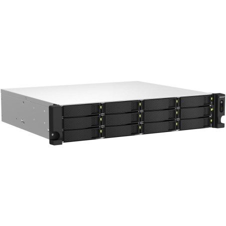 QNAP TS-1264U-RP-8G   12x SATA, 8GB RAM, 2x 2,5GbE, 1x PCIe, 1x HDMI, 4x USB, 2x zdroj