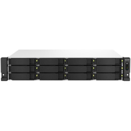 QNAP TS-1264U-RP-8G   12x SATA, 8GB RAM, 2x 2,5GbE, 1x PCIe, 1x HDMI, 4x USB, 2x zdroj