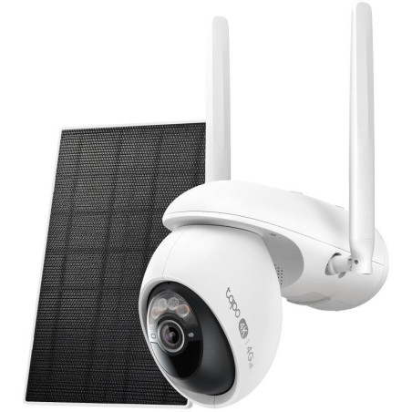 TP-Link Tapo C665G KIT otočná venkovní 4G Kamera, Wi-Fi, 8MPx, 3848 × 2168, audio, IR 10m, MicroSD, IP65, solar panel