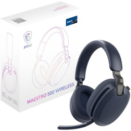 MSI herní headset MAESTRO 500 WIRELESS NAVY/  bezdrátová/ USB-C/ BT5.4