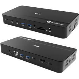 I-tec dokovací stanice Thunderbolt 5 Triple Display, M.2 slot, 6x USB, 2.5 GLAN, Power Delivery 140W