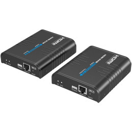 XtendLan HDMI přenos po LAN, vysílač a přijímač, UDP/Multicast, 100Mbps@1080p, přenos USB, funkce KVM