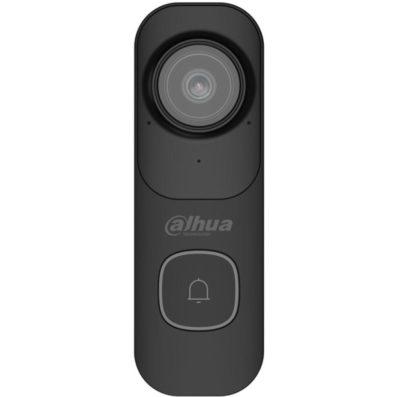 DAHUA chytrý domácí zvonek s kamerou DB41AB/ Wi-Fi/ 4Mpix/ H.265/ krytí IP65/ IR až 10m/ černý/ CZ app