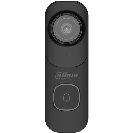 DAHUA chytrý domácí zvonek s kamerou DB41AB/ Wi-Fi/ 4Mpix/ H.265/ krytí IP65/ IR až 10m/ černý/ CZ app