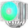 DEEPCOOL chladič AG620 G2 WH ARGB/ 2x 120mm fan / 6x heatpipes / PWM / pro Intel i AMD / bílý