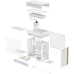 DEEPCOOL skříň CL6600 bílá