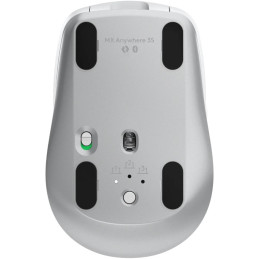Logitech MX Anywhere 3S bezdrátová myš světle šedá