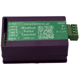 TINYCONTROL čítač pulsů tMPC-04 Modbus pro LK3 a LK4