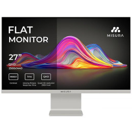 MISURA 27" LED VIVA P26M2741QKAS01/ IPS/ 2560x1440 (QHD)/ 1ms/ 350 cd/m2/ 1500:1/ HDMI/ DP/ USB-C/ měsíčně stříbrný