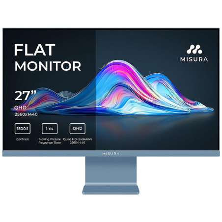 MISURA 27" LED VIVA P26M2741QKAB01/ IPS/ 2560x1440 (QHD)/ 1ms/ 350 cd/m2/ 1500:1/ HDMI/ DP/ USB-C/ mlhavě modrý