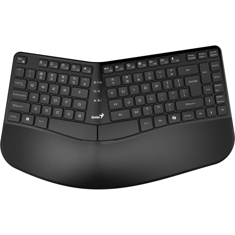 GENIUS Ergo KB-7000BT Wireless/ duální BT+2,4GHz/ Copilot/ USB/ černá/ CZ+SK layout