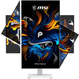MSI Gaming PRO MAX 271UPXW12G/ 26,5"/ 3840x2160 / OLED/ 0,03ms/ 120Hz/ 250cd/m2/ 1500000:1/ HDMI/ DP/ VESA/ bílý