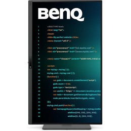 BENQ 27" LED RD270Q/ 2560x1600/ IPS panel/ 1300:1/ 5ms/ HDMI/ DP/USB-C/Pivot/výškově nast./ eye care features/ černý