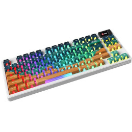 MSI herní klávesnice FORGE GK600 TKL Mars/ bezdrátová 2,4GHz+BT/ mechanická/ RGB/ USB-C/ display/ CZ+SK layout